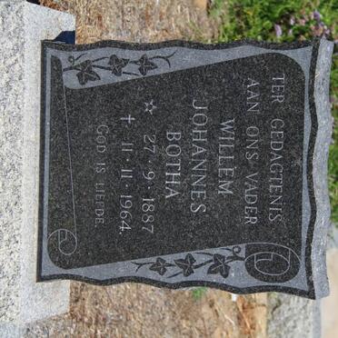 BOTHA Willem Johannes 1887-1964