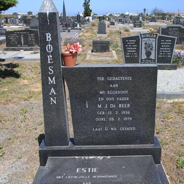 BEER M.J., de 1936-1978