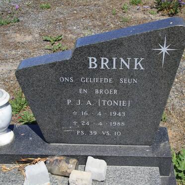 BRINK P.J.A. 1943-1988