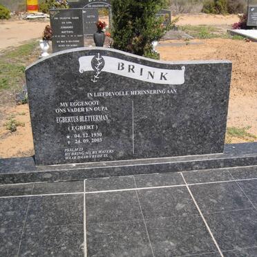 BRINK Egbertus Bletterman 1930-2003