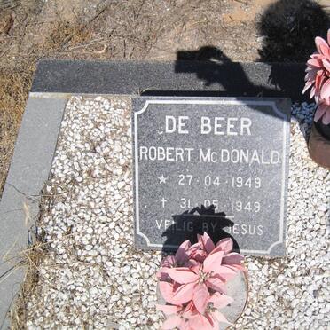 BEER Robert McDonald, de  1949-1949