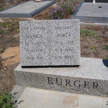BURGER Marica 1970-1976 &amp; Jorea 1975-1976