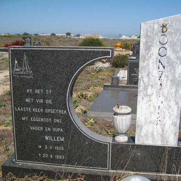 BOONZAAIER Willem 1926-1993