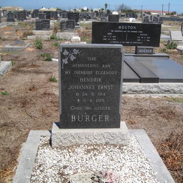 BURGER Hendrik Johannes Ernst 1914-1975