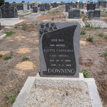 DOWNING Aletta Catharina nee SMITH 1884-1969