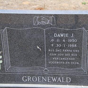 GROENEWALD Dawie J. 1950-1988