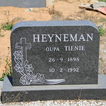 HEYNEMAN Tienie 1898-1992