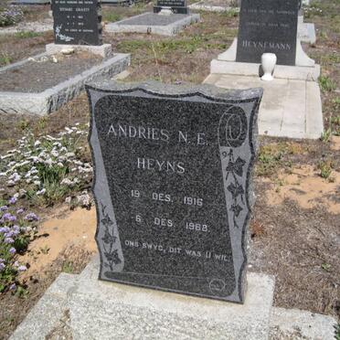 HEYNS Andries N.E. 1916-1968