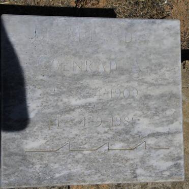 MILANDER Coenraad A., de 1909-1981