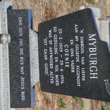 MYBURG Coenie 1929-1976