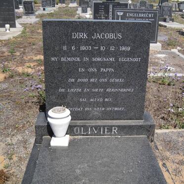 OLIVIER Dirk Jacobus 1903-1969