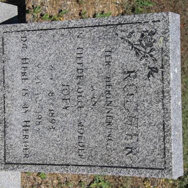 ROCHER Joey 1893-1988