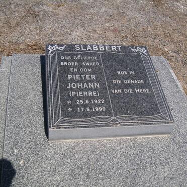 SLABBERT Pieter Johann 1922-1999