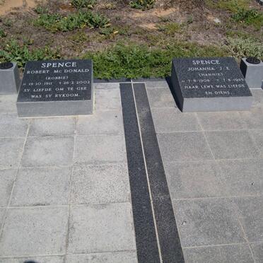 SPENCE Robert McDonald 1911-2002 &amp; Johanna J.E. 1906-1995