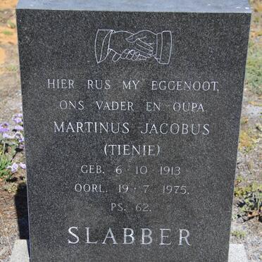 SLABBER Marthinus Jacobus 1913-1975