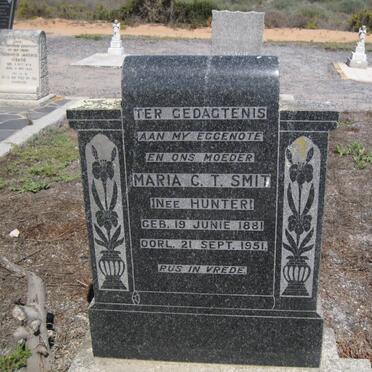 SMIT Maria C.T. nee HUNTER 1881-1951