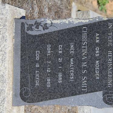 SMIT Christina M.S. nee WALTERS 1885-1969