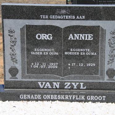 ZYL Org, van 1927-2009 &amp; Annie 1929-