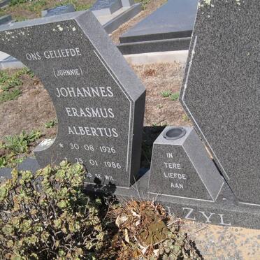 ZYL Johannes Erasmus Albertus, van 1926-1986