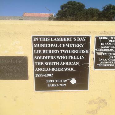 3. Lambert's Bay Municipal Cemetery