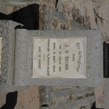 BRINK J.H. 1911-1942