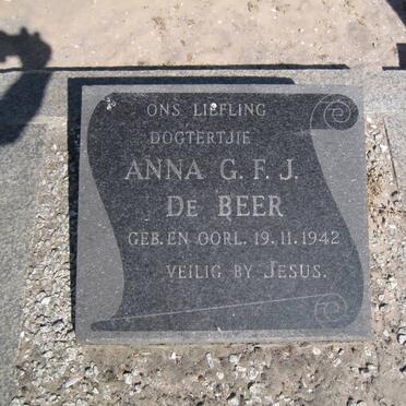BEER Anna G.F.J., de 1942-1942