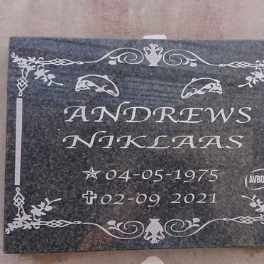 ANDREWS Niklaas 1975-2021