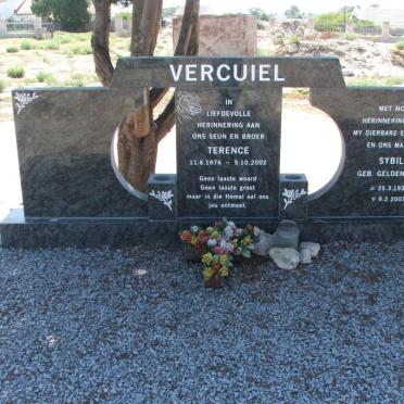 VERCUIEL Sybil nee GELDENHUYS 1939-2003 :: VERCUIEL Terence 1976-2002