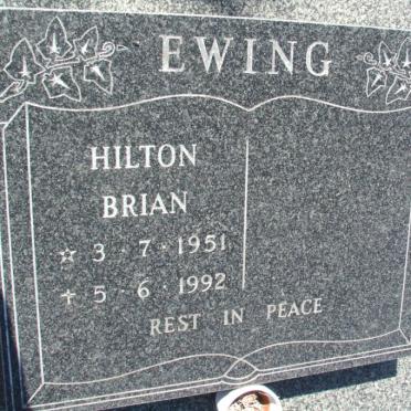 EWING Hilton Brian 1951-1992