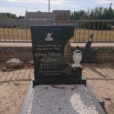 BOVEN Henry Martin, van 1953-2006