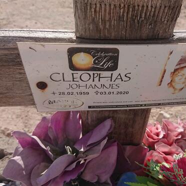 CLEOPHAS Johannes 1959-2020