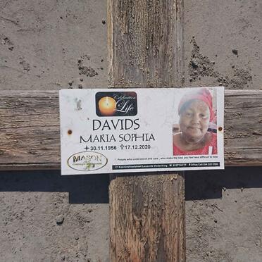 DAVIDS Maria Sophia 1956-2020