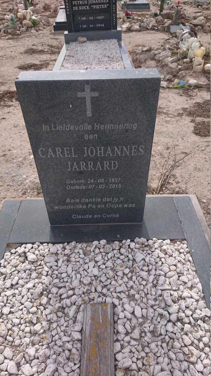 JARRARD Carel Johannes 1937-2015