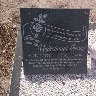 LEWIS Wilhelmina 1952-2018