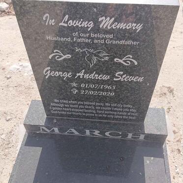 MARCH George Andrew Steven 1965-2020