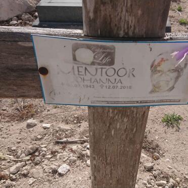 MENTOOR Johanna 1943-2018