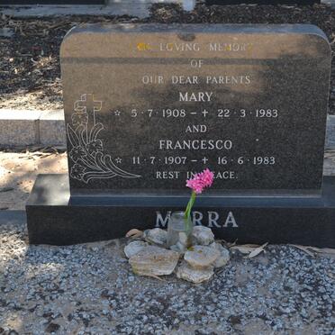 MARRA Francesco 1907-1983 &amp; Mary 1908-1983