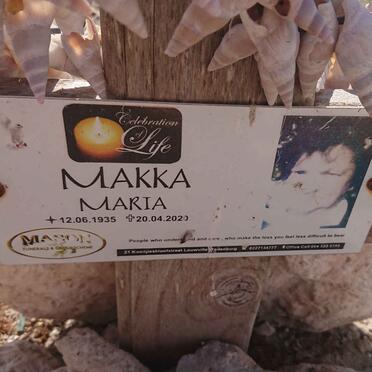 MAKKA Maria 1935-2020