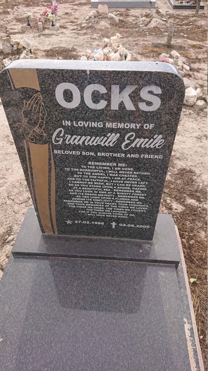 OCKS Granwill Emile 1986-2009