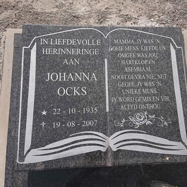 OCKS Johanna 1935-2007