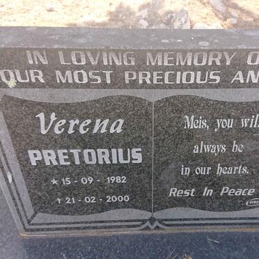 PRETORIUS Verena 1982-2000