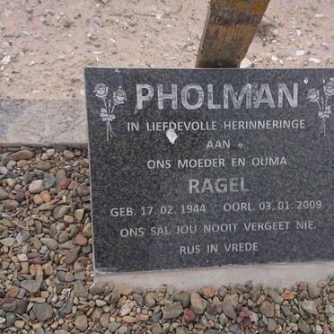PHOLMAN Ragel 1944-2009