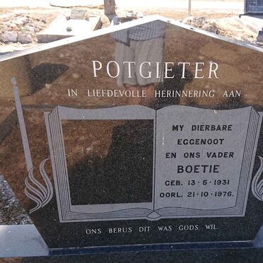 POTGIETER Boetie 1931-1976