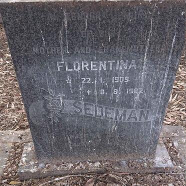 SEDEMAN Florentina 1909-1982