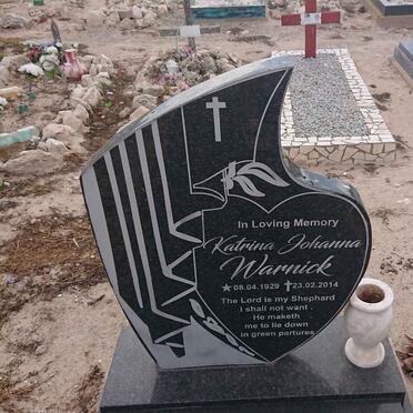 WARNICK Katrina Johanna 1929-2014