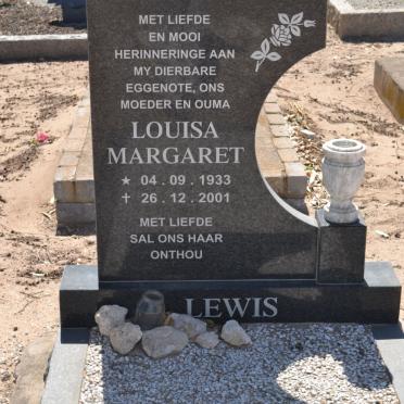 LEWIS Louisa Margaret 1933-2001