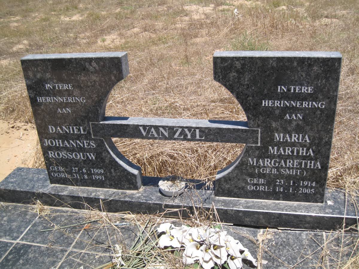 ZYL Daniel Johannes Roussouw, van 1909-1991 &amp; Maria Martha Margaretha SMIT 1914-2005