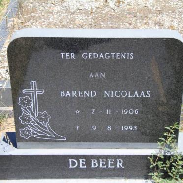 BEER Barend Nicolaas, de 1906-1993