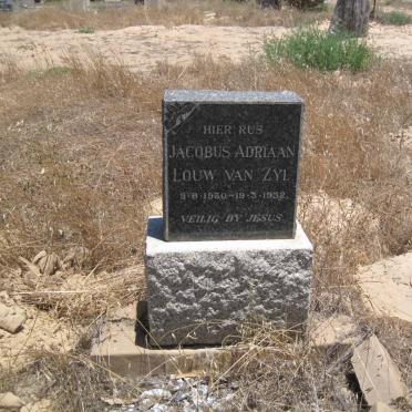 ZYL Jacobus Adriaan Louw, van 1930-1932