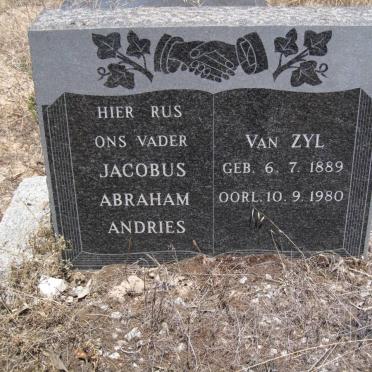 ZYL Jacobus Abraham Andries, van 1889-1980